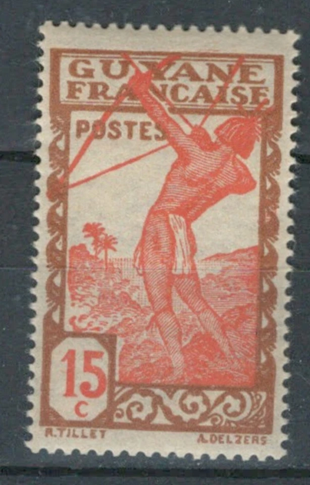 FRENCH GUIANA GUYANA COLONIES HUNTING MNH ( without RF ) STAMP  LOT (GUY 161) - Image 1 of 1
