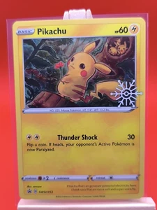 Pikachu SWSH153 Sword & Shield Ultra Rare Holo Promo Pokemon Card * New * - Picture 1 of 14