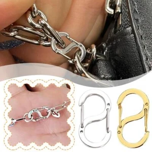 5Pcs Double Lobster Shortener Clasp Necklace Clasp Closures and Opening New~ - Picture 1 of 20
