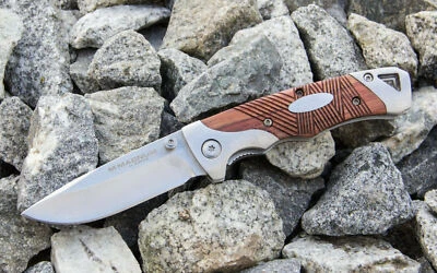 Böker Magnum Handwerksmeister 5 Messer Taschenmesser 440A Stahl Pakkaholz Griff