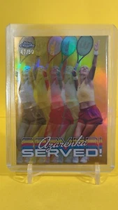 2024 Topps Chrome Tennis Gold Refractor Served! Victoria Azarenka /50 - Picture 1 of 2