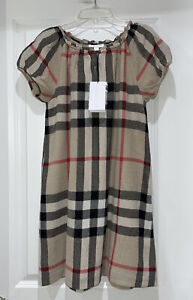 NWT Burberry Girls’ Fully Lined Dress - Size 14y