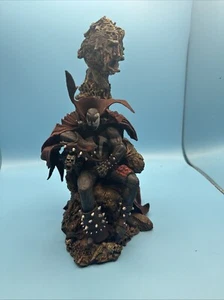 SPAWN VII ON THRONE DELUXE SERIES 21 ALTERNATE REALITIES MCFARLANE TOYS COMPLETE - Picture 1 of 14