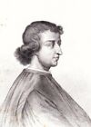 Portrait Xixe Bartolomeo Sacchi Platine Platina Humaniste Historien  Gavard 1839