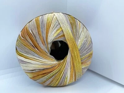 Memento - Berlini Ribbon Yarn #66 Gold Rush 50 grams 88 yds 3/8" width +/- - Image 1 of 4