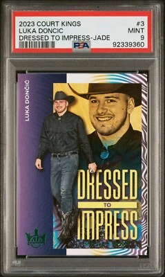 👑💎 2023-24 Court Kings LUKA DONCIC #/25 DRESSED TO IMPRESS #3 PSA 🎁🇸🇰DALLAS - Image 1 of 3