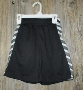 Energy Zone Boys Size XS 4/5 Black Shorts Striped Sides Pull On Athletic - Picture 1 of 9