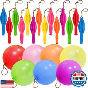 JULLIZ 48pcs Punch Balloons, Punching Balloon Party Favors for kids, Neon Bou - Picture 1 of 5