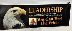 6 Fuß lang und 23 Zoll breit großes Banner Vinyl Citgo Pole Tankstelle Schild Poster - Bild 1 von 4