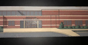 De colección Fredericksburg Virginia Smith Estación Escuela Primaria Madera Modelo VA - Imagen 1 de 8