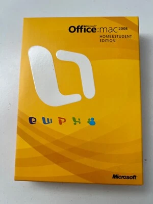 Microsoft Office MAC 2008 Home & Student Edition  2008 - Used - Good condition - Image 1 of 4