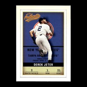 Derek Jeter 2000 Fleer Authentix New York Yankees #1 R326N 93