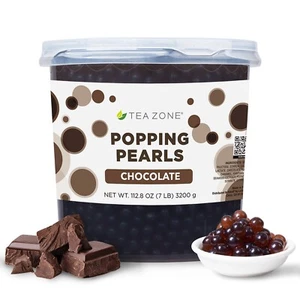 Tea Zone Chocolate Popping Pearls/ Popping Boba (B2071, 7 lbs) for Boba Tea - Picture 1 of 8