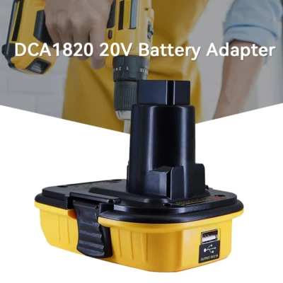 For Dewalt Battery Adapter DCA1820 18V/20V Li-ion Convert To Ni-MH Ni-Cad DC9096