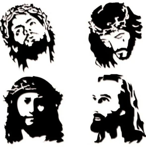 Jesus Vinyl Decal Sticker Car Window Wall God Religion Lord Christ Decor Art - Picture 1 of 7
