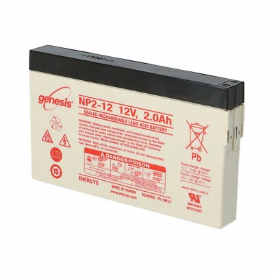 Batería Agm Enersys Genesis NP2-12 12V 2Ah - YUASA NP2-12 repuesto