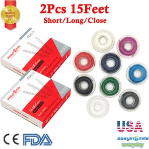 2Roll Dental Elastic Ultra Power Chain Long/Short/Close Orthodontic Brackets Use - Picture 1 of 42
