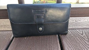 Dooney & Bourke Black ๐ค Alto DB Italia Checkbook Holder Wallet - Picture 1 of 7