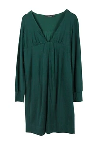VESTITO TWINSET SIMONA BARBIERI TAGLIA S COLORE VERDE MANICHE LUNGHE - Imagen 1 de 3