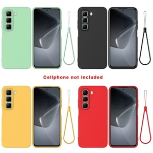 Easy to Install Soft Slim Silicone Case for Infinix Hot 50 Pro+ Phone SmartPhone - Picture 1 of 12