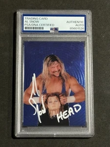 AL SNOW 1999 FUMETTO IMMAGINI WWF SMACKDOWN CROMO FIRMATO CARTOLINA AUTOGRAFATA PSA/DNA - Foto 1 di 2