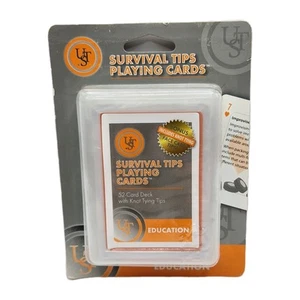 Survival Tips Spielkarten Neu Sealed in Waterproof Box - Bild 1 von 9