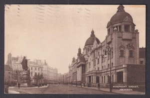 Vintage Postcard Scotland Aberdeen Rosemount Viaduct 1923 - Picture 1 of 3