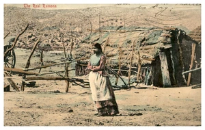 Postal de colección The Real Ramona Native Americana hecha en Alemania - Imagen 1 de 2