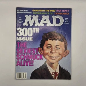 Vintage Mad Magazine No. 300 Jan 1991 300th Issue DonaldTrump comic - Picture 1 of 5