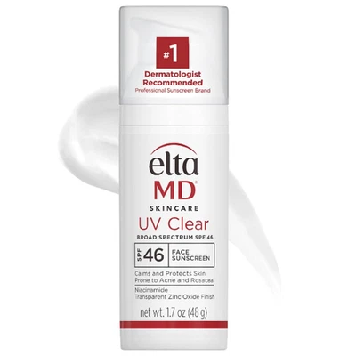UV Clear Face Sunscreen SPF 46, Oil-Free Sunscreen with Zinc Oxide, Dermatologis - Image 1 of 4
