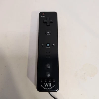 Nintendo Wii Motion Plus Controller Black Wii Remote OEM Original Not Tested - Image 1 of 4