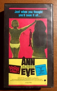 Ann and Eve (1970) - Something Weird Video, 1996 VHS Tape / Gio Petre / NTSC - Picture 1 of 4