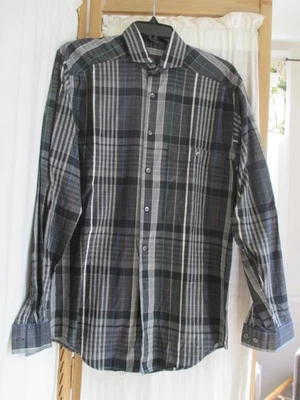 Camisa Henry Grethel negra a cuadros S nueva sin etiquetas Foto 1 de 4