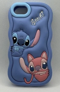 Lilo & stitch blue silicone case iPhone 6G, 7G 8G compatible - Photo 1 sur 7