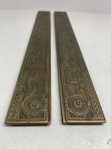 Tiffany Studios Bronze Dore Desk Pad Blotter Ends 19.25” Adam #1775 - Picture 1 of 13