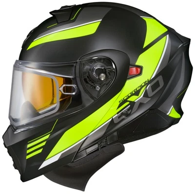 Scorpion EXO-GT930 Modulus Snow Helmet w/Dual Pane Shield Black/Hi-Viz - Image 1 of 4