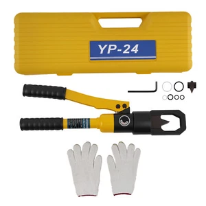 10 Ton Hydraulic Nut Breaker Cutter Tool Kit M8-M24 W/ Storage Case & Gloves - Picture 1 of 12