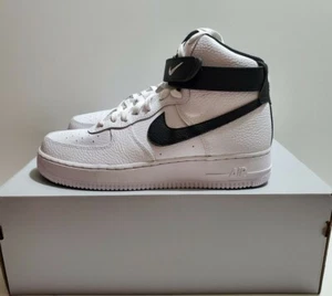 Nike Air Force 1 High '07 AF1 White Black Men's Shoes Sz 12.5 (CT2303-100) - Picture 1 of 16