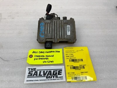 21 CHEVROLET GMC SIERRA SILVERADO 3500 POWER STEERING CONTROL MODULE 84836986 - Image 1 of 4