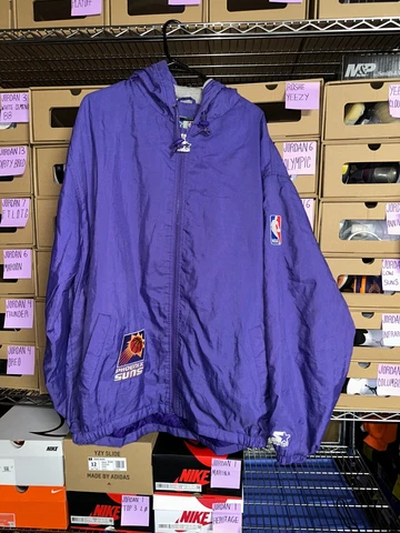 Vintage rare Phoenix Suns Starter Jacket 1990s NBA finals Barkley Cover