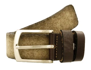 Renato Balestra A443 BEIGE Leather Mens Belt - Picture 1 of 6