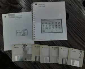 VTG Apple Mac Macintosh Hypercard 1987 1990 1991 Disks User Guides - Picture 1 of 1