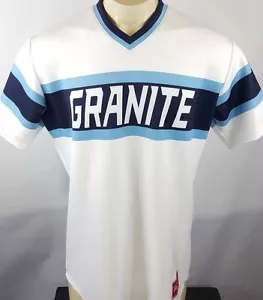 Camiseta deportiva de béisbol Rawlings de granito nueva sin etiqueta para hombre L blanca/azul - Imagen 1 de 6