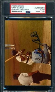 Gary Carter PSA DNA Coa Signed Original Photo Wrigley Field 1979 Autograph - Picture 1 of 1
