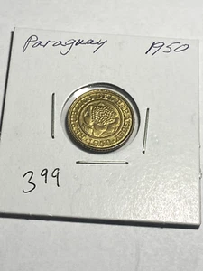 1950 Paraguay 1 Centimo - Picture 1 of 2