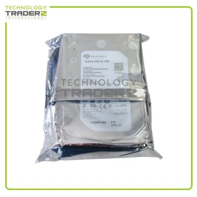 0-Hours ST8000AS0022 Seagate Archive 8TB SATA 5.9K 6G 3.5" HDD (Sealed in bag) - Image 1 of 2