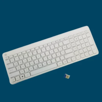Serbia layout white wireless keyboard for HP KG-1450 - Image 1 of 4
