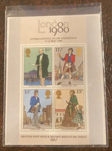 Great Britain - London 1980 International Stamp Exhibition 2nd Miniature Sheet - Picture 1 of 1