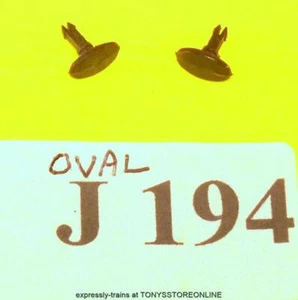 j194 jouef ho/oo new spares pack of 2 OVAL headed older split shank buffers rare - Picture 1 of 1