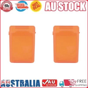 3.5 Inch IDE SATA HDD Hard Drive Disk Storage Box Plastic HDD Caddy Case(Orange) - Picture 1 of 12